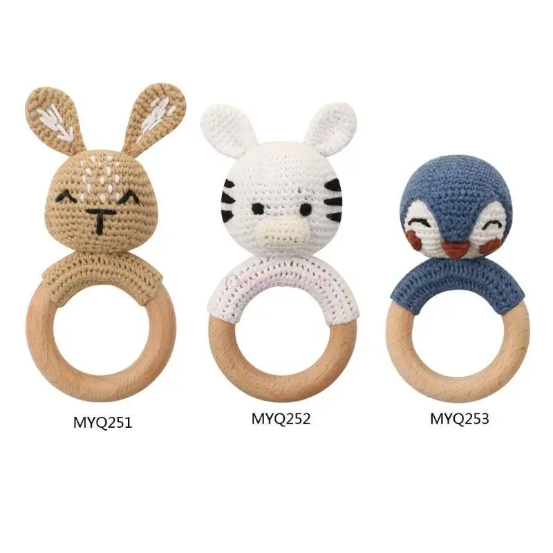 Y1UB Crochet Crochet Thette Ring Crashing Toy для малыш