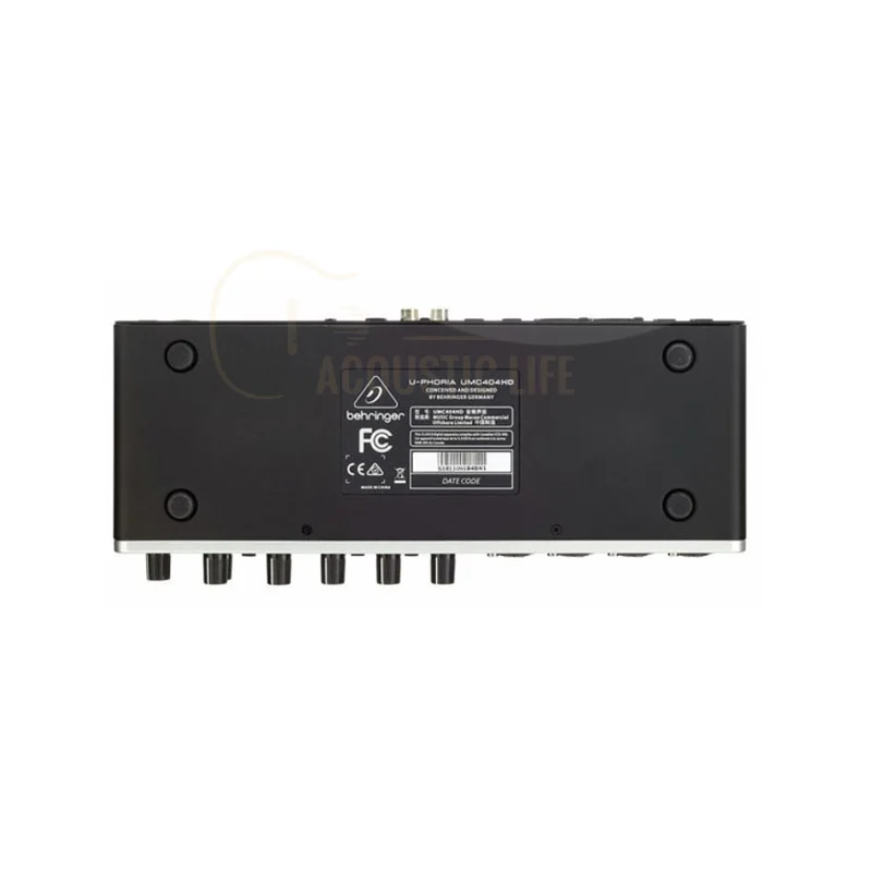 Аудиомиди-интерфейс Behringer U-Phoria UMC404HD, аудиофил 4x4, 24 бит192 кГц, USB, с предусилителями микрофона Мидас (art.: 3920bf65123ba) - 3920bf65123ba