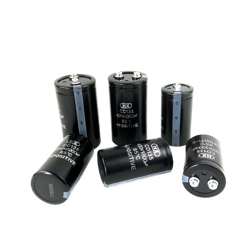 HX новый конденсатор CD135 350 В 1000 мкФ 400 В 1200 мкФ 450 В 1800 мкФ 500 В 2700 мкФ алюминиевый электролитический конденсатор (art.: 3920d102f46b8) - 3920d102f46b8