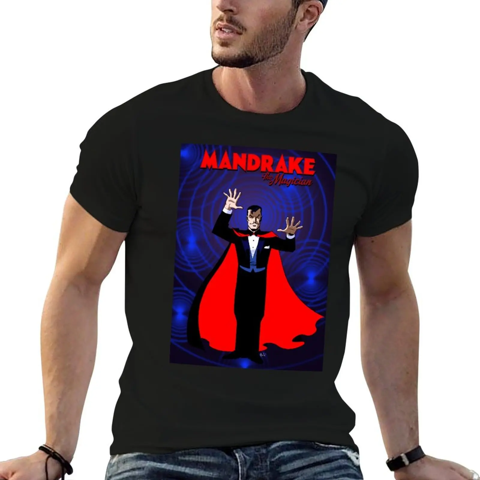 Футболка MANDRAKE THE MAGICIAN, мужские футболки для мужчин, мужская футболка