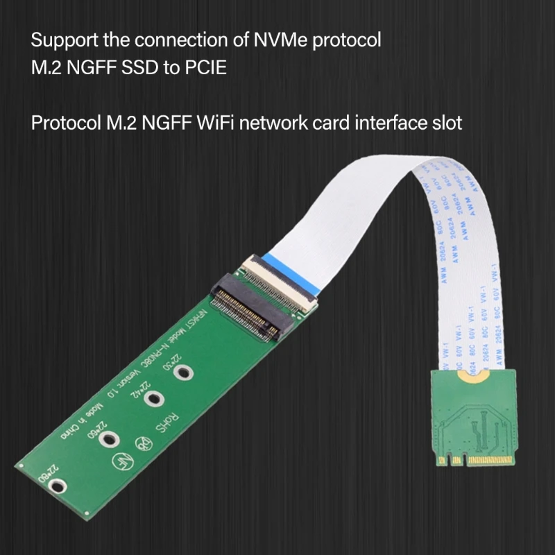 Фото Высокая совместимость M.2 a+e Ключ к клавишу NVMe m для обновлений хранения P9JB №4