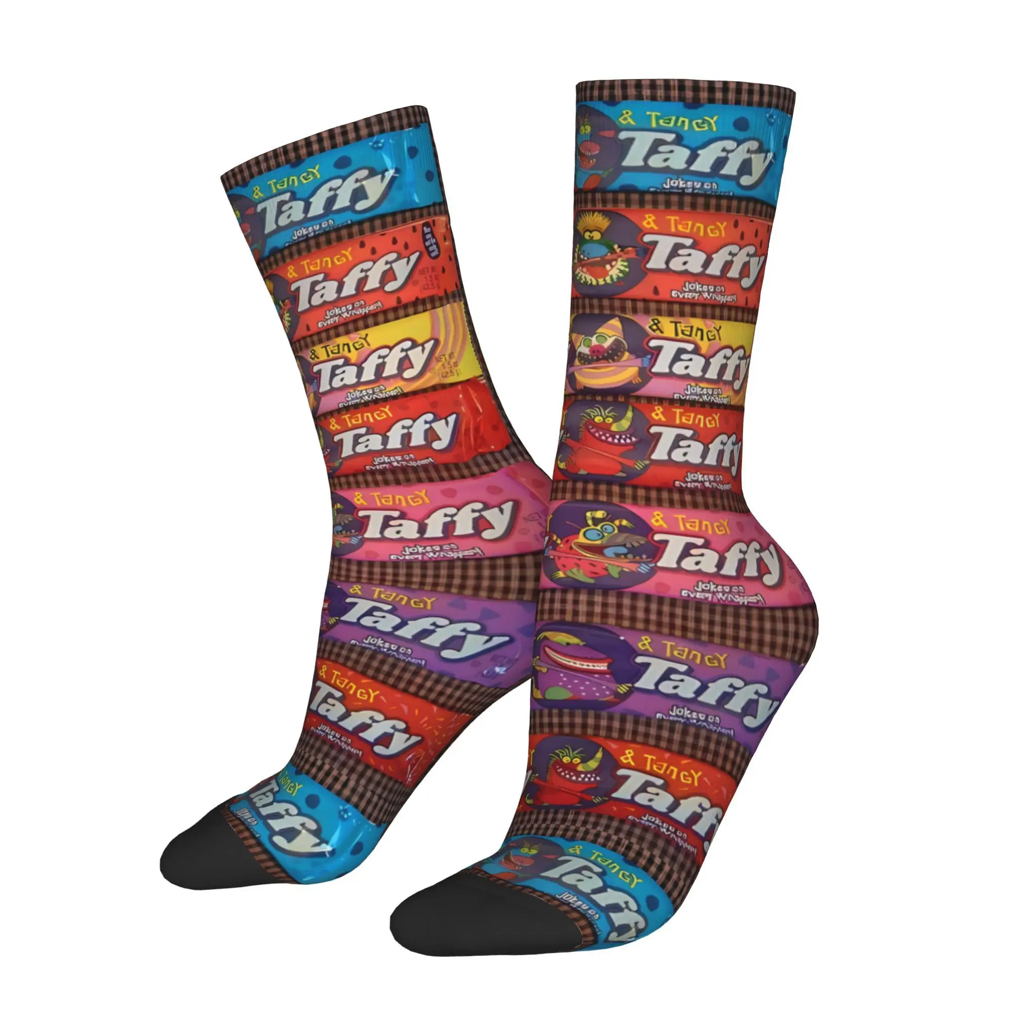 Носки Fruit Candy Toffee Laffy Taffy с принтом, мужские модные полиэстеровые носки