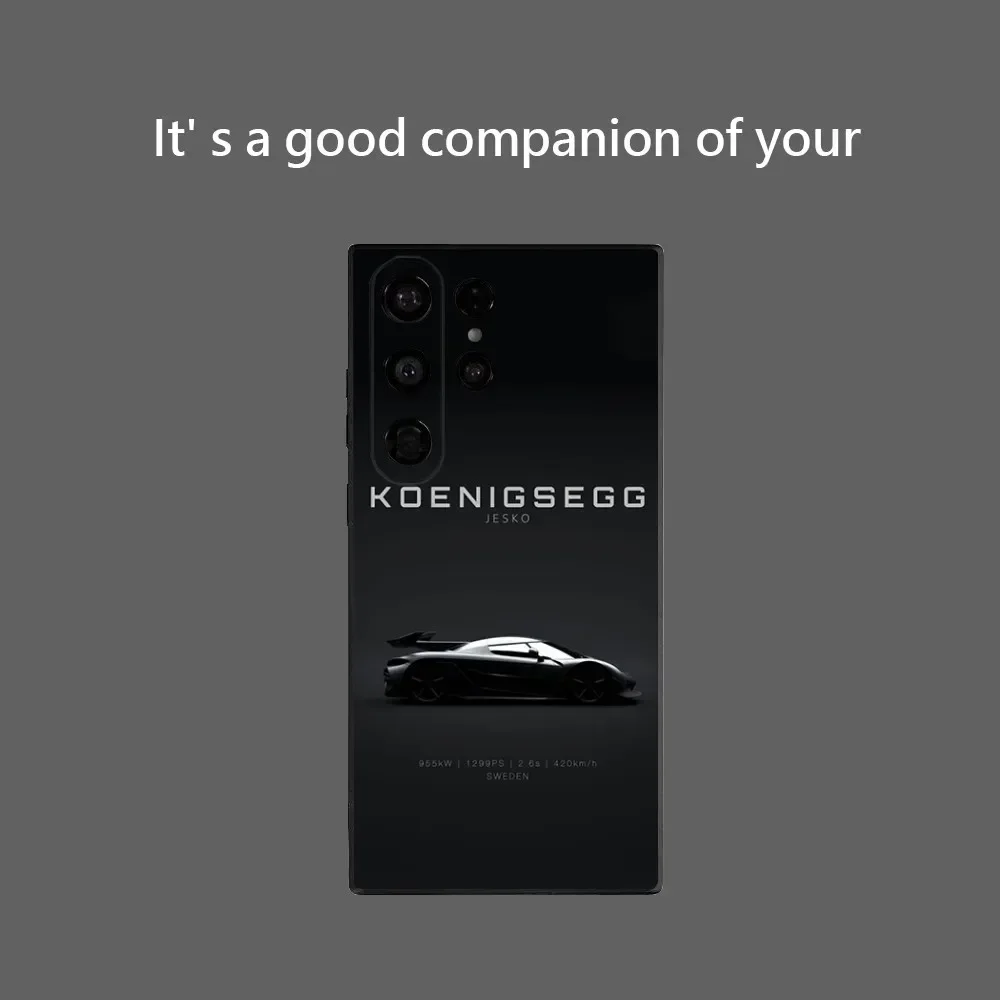 Фото Чехол для телефона Super Koenigseggs S JESKO для Samsung Galaxy S25 Ultra S22 S23 S24 Ultra S21 S20 5G Защитный мягкий силиконовый чехол из ТПУ №2