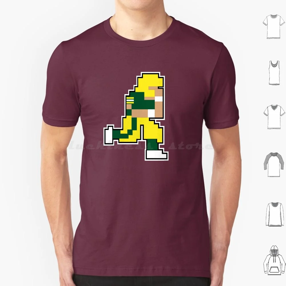 Футболка Tecmo Bowl Green Bay 6xl, хлопковая крутая футболка Tecmo Football Green Bay