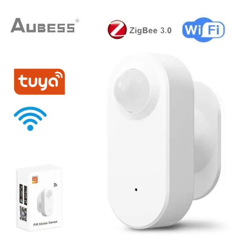 Tuya WIFI Zigbee3.0 датчик движения человеческого тела беспроводной смарт-приложение для движения тела Мини PIR датчик движения с шлюзом Zigbee