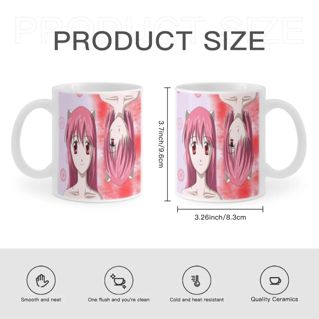 Elfen Lied Аниме Бесплатная доставка керамическая чашка кофе овсянка чашка для завтрака креативная Личная чашка (art.: 3920c9835ca0e) - 3920c9835ca0e