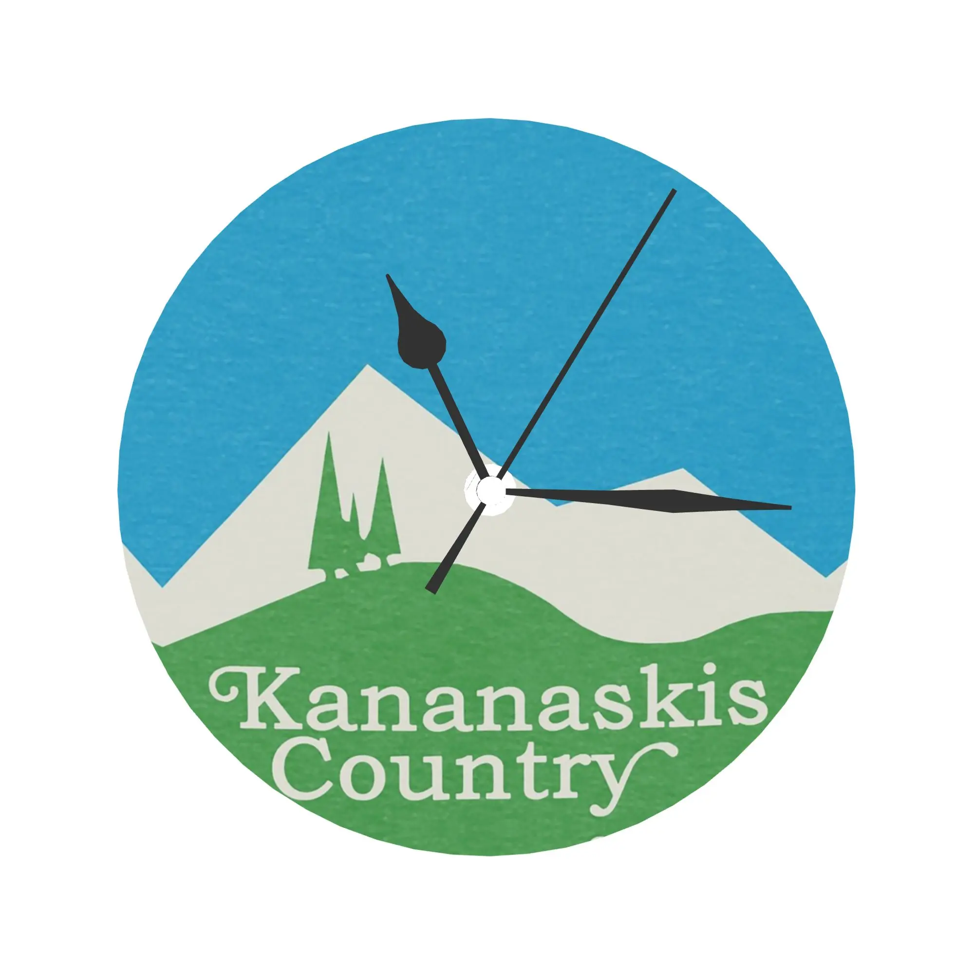 Kananaskis Country Alberta винтажные настенные часы украшение комнаты бесшумные круглые часы для спальни, гостиной, кухни, дома