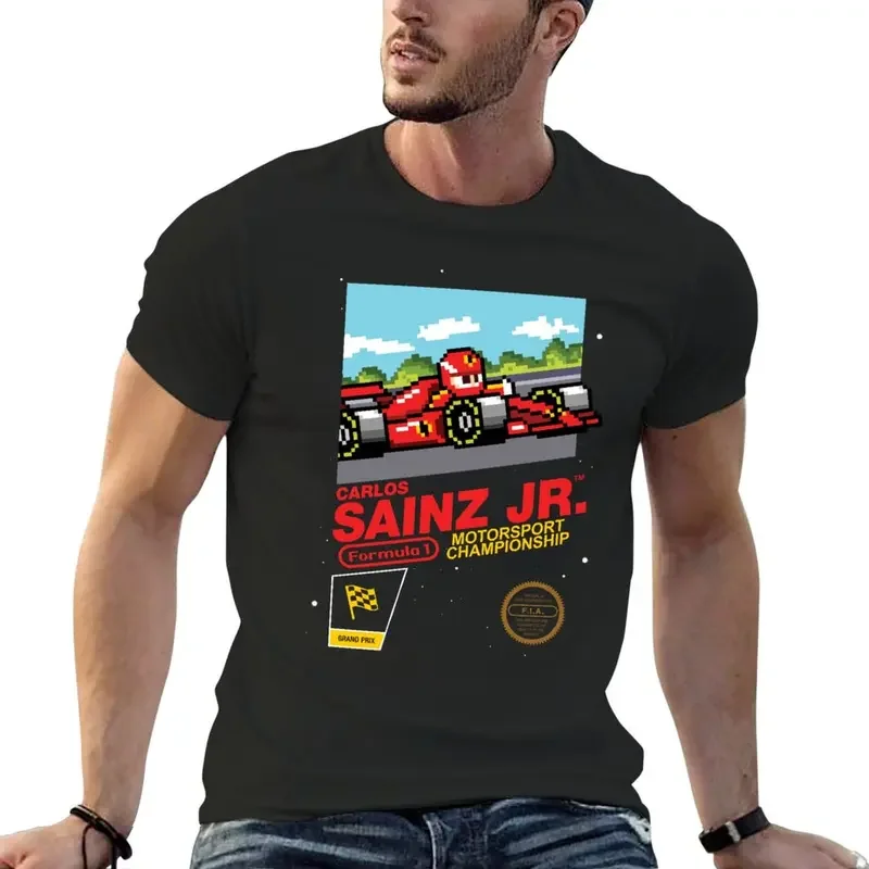 Новая футболка Saintz Formula 1 F1 Футболка с видеоигрой под заказ, футболки оверсайз, эстетическая одежда, футболка для мужчин