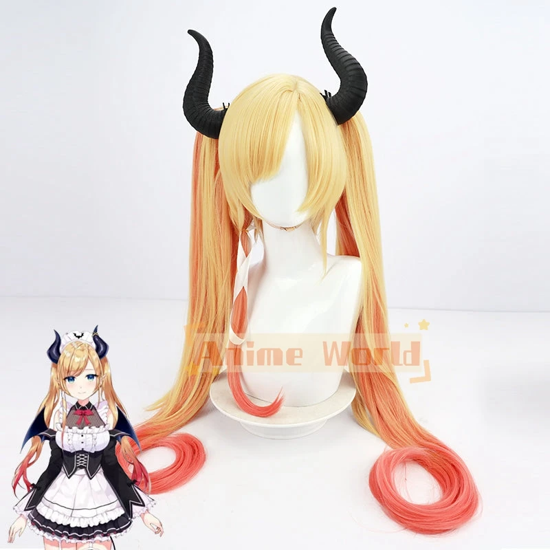 Hololive Virtual YouTuber Yuzuki Choco B Edition Косплей Парик