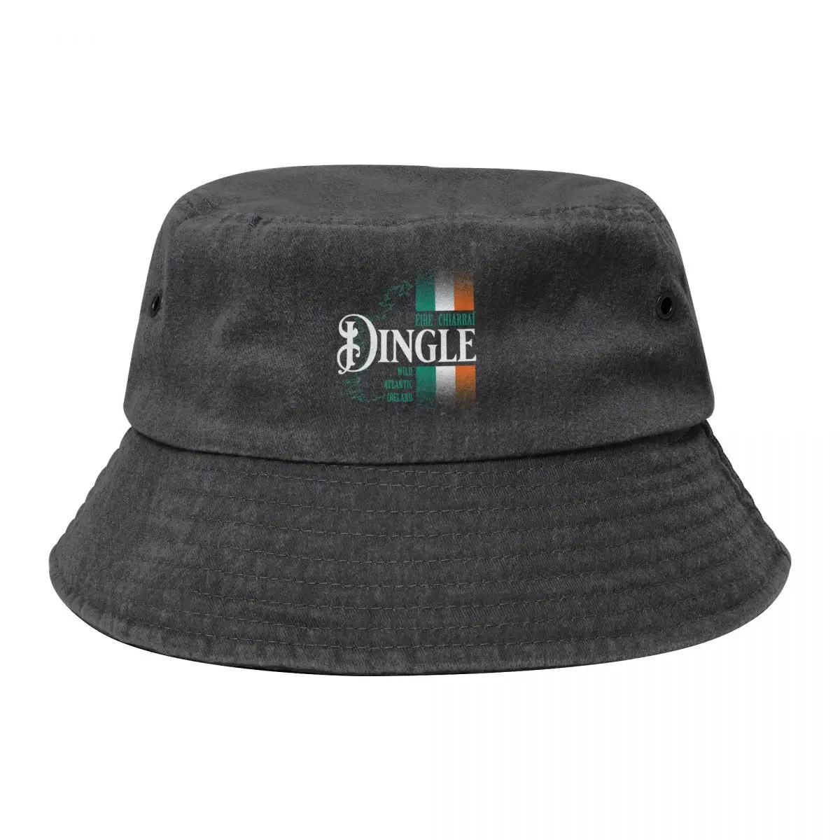 Dingle Ireland Irish Flag Design Панама из пенопласта для вечеринок Мужская шляпа большого размера Спортивная кепка Шляпы для мужчин и женщин