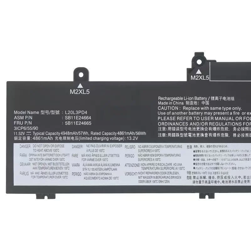 Фото WangQiu Аккумулятор для ноутбука Lenovo SB11N52046 SB11C73241 SB11C73243 SB11C73240 SB11N52007 SB11N52028 5B11N52015 5B11N52025 57 Втч №3