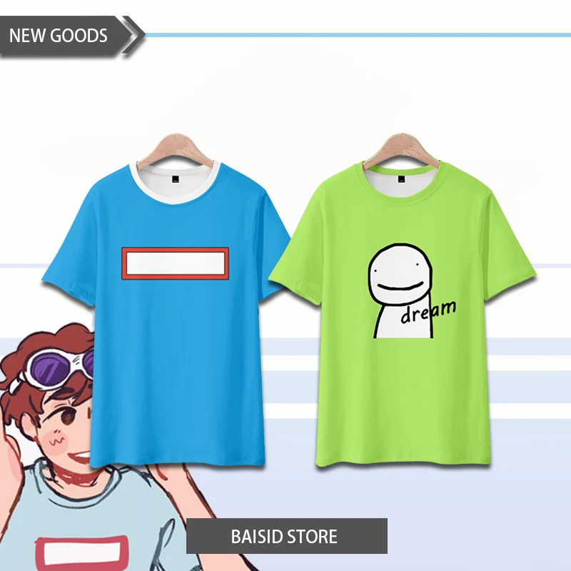 Tommyit Tim Impian Smp Merch Musim Panas Gaya Keren Anime Harajuku Wanita/Pria atinnasan Lengan Pendek Kaos продолговатый Pria