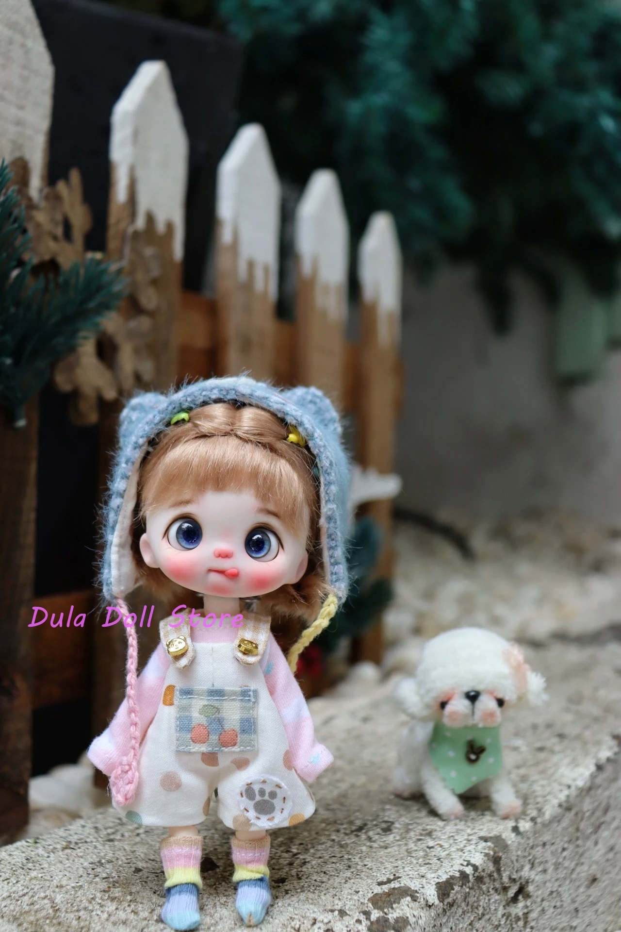 Фото Кукольная одежда Dula, комплект с маленьким медведем Ob11, аксессуары для кукол ГСК №4