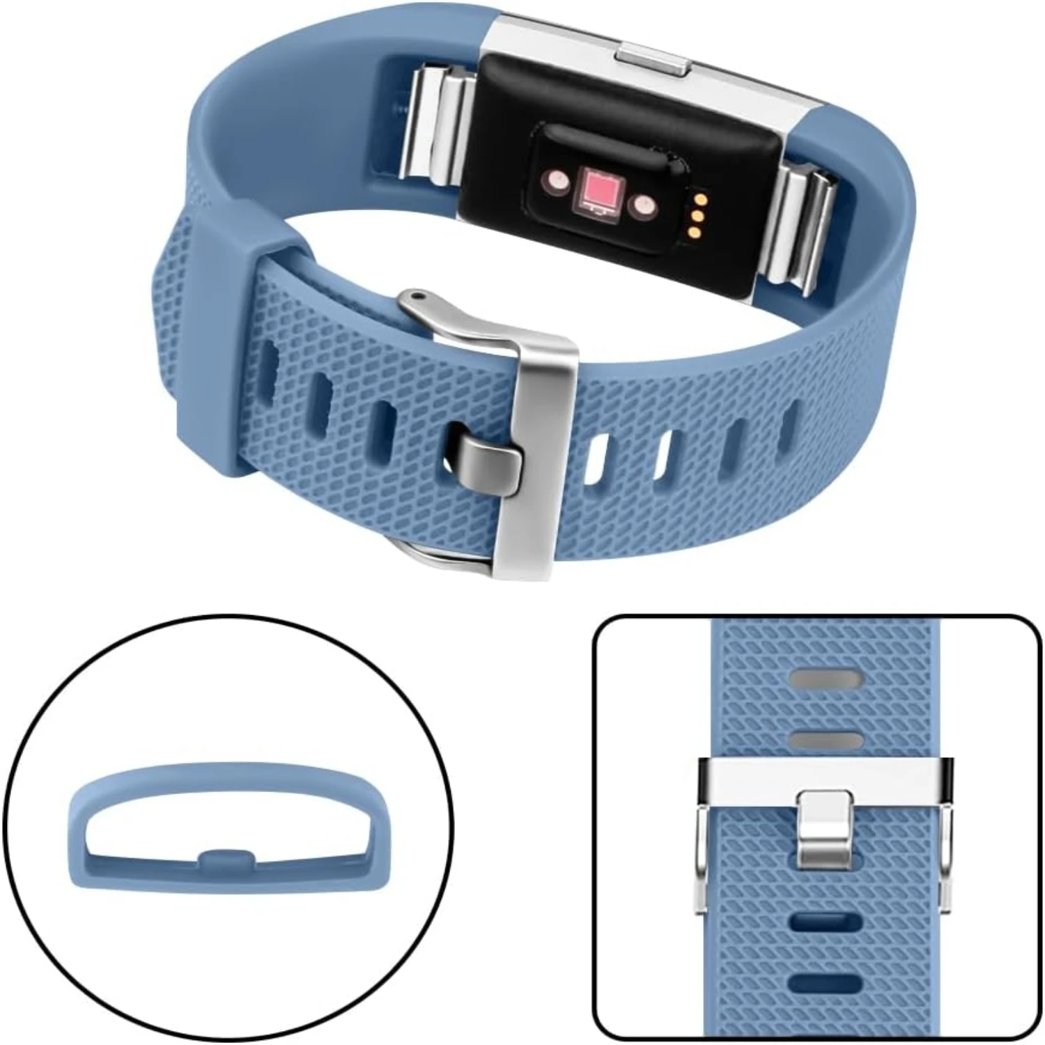 Фото Обновите свой Fitbit Charge 2 стильными, удобными и классическими сменными лентами для мужчин и женщин. Поднимите свой фитнес Ga №2