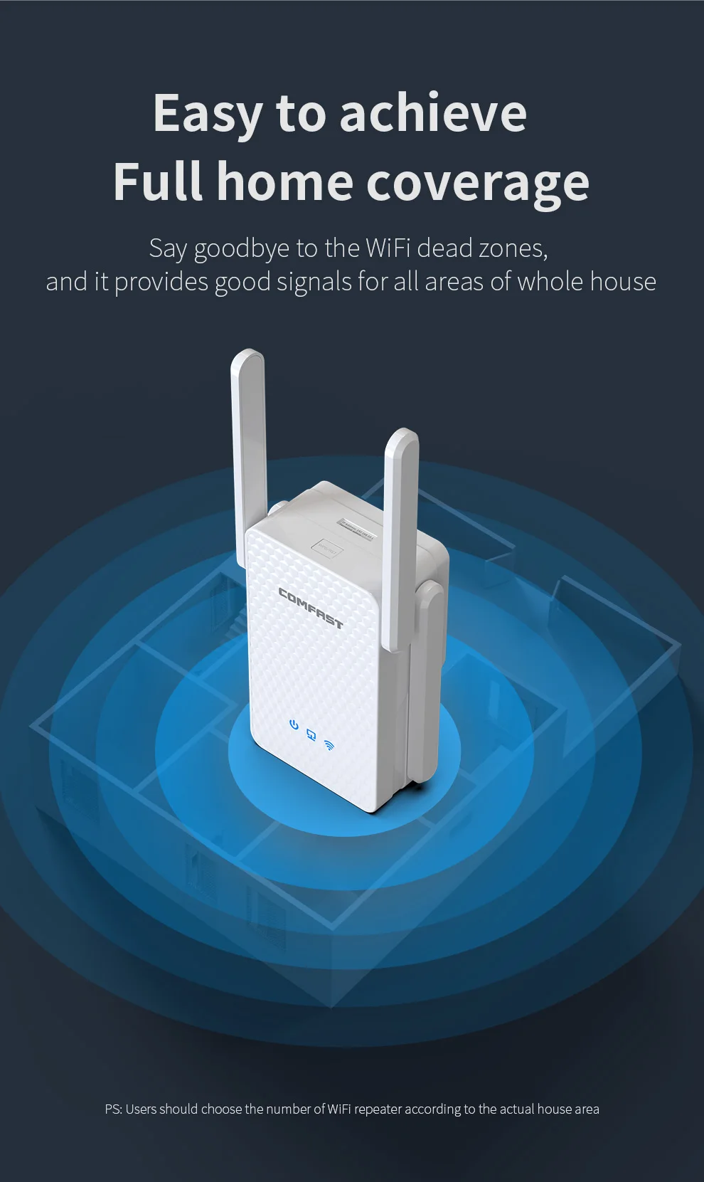 Фото WiFi 6 3000 Мбит/с ретранслятор 2,4 и 5 ГГц двухдиапазонный WiFi расширитель маршрутизатор AX3000 усилитель сигнала 802.11ax гигабит WAN/LAN порт repetidor №4