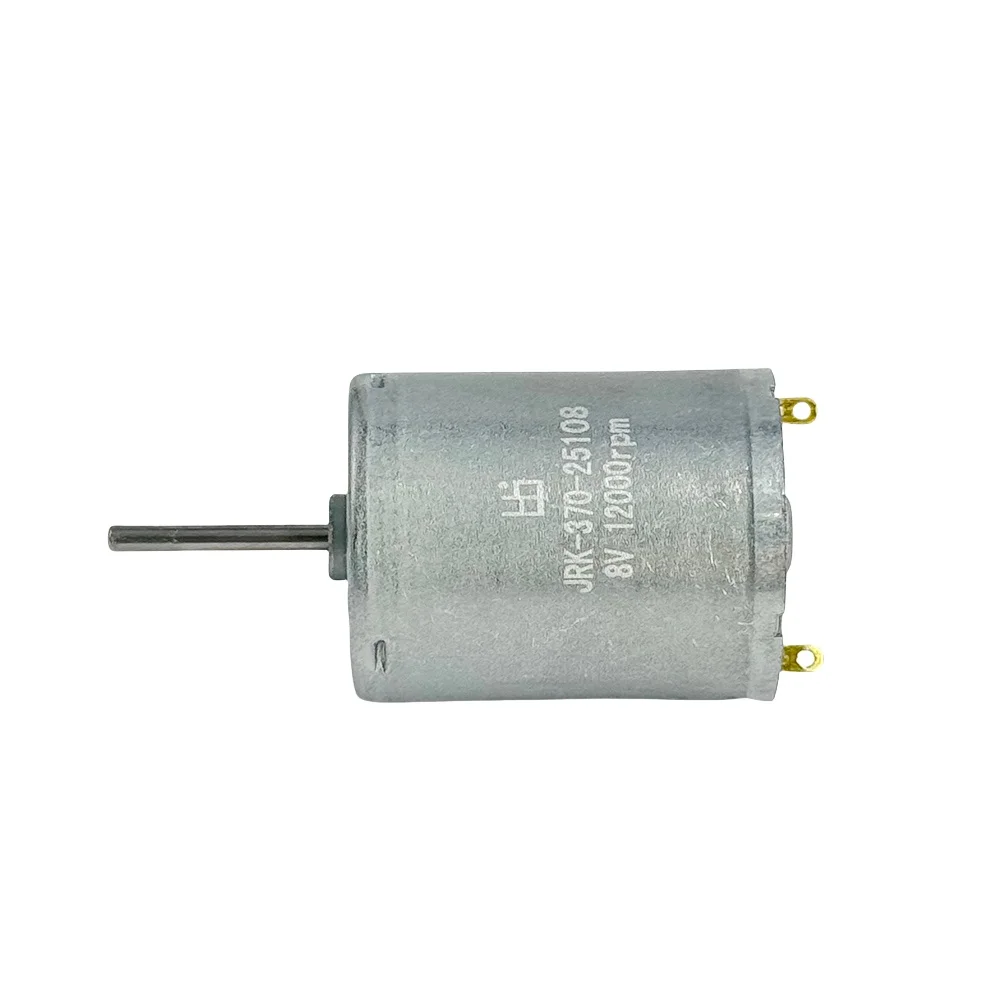 Micro 24 мм круглый длинный вал RK-370CA Двигатель DC5V-12V 7.4V 8V 12000RPM Высокоскоростная угольная щетка Электродвигатель Хобби Игрушечный автомобиль Лодка