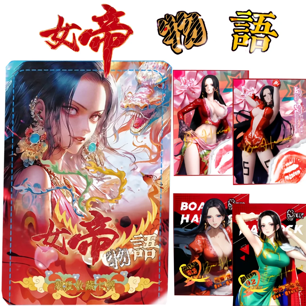 The Story of Empress Cards аниме Beautiful Boa · Hancock Изысканная позолоченная коллекция карт богини Doujin игрушки и Хобби Подарки