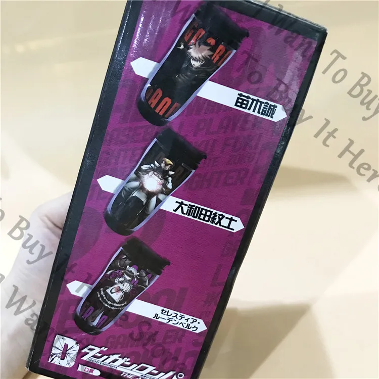 Фото Аниме Danganronpa Naegi Makoto Mondo Owada Косплей Мультфильм Двухслойная чашка для воды Орнамент Аксессуар-талисман Подарок фанатам Ambitus №5