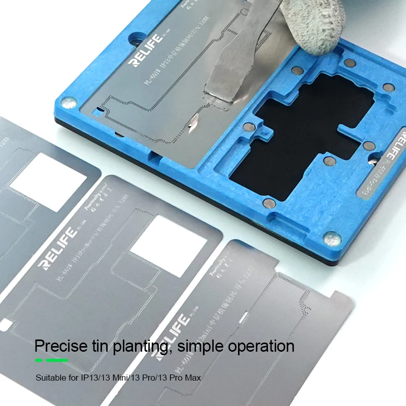 Фото Relife RL-601W A15 4 в 1, средний слой оловянной посадочной платформы для iPone 13/13mini/13Pro/13pro, максимальный комплект для ремонта №2