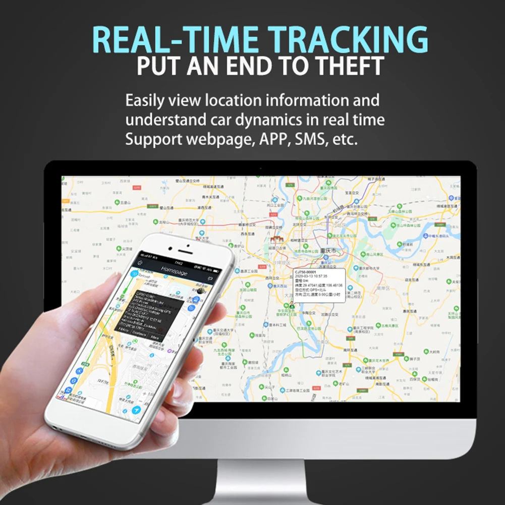 Фото GPS-Трекер OBD 2G для автомобиля, GPS-локатор для определения местоположения автомобиля, маршрута, истории превышения скорости, с защитой от потери, бесплатное веб-приложение №2