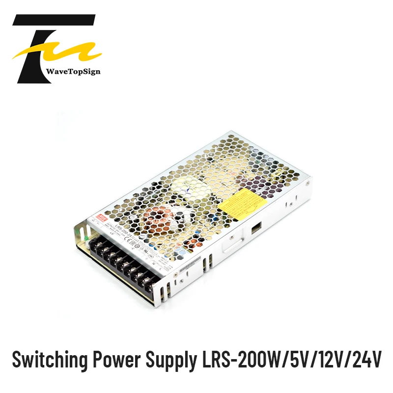 Импульсный источник питания WaveTopSign Meanwell LRS-200-24 мощностью 200 Вт LRS-200-5 LRS-200-12 LRS-200-15 LRS-200-24 LRS-200-36 LRS-200-48