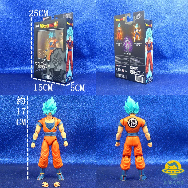 Фото Оригинальная Bandai в наличии Dragon Ball Super Dragon Star Super Saiyan Son Goku мобильный кукла подарок на день рождения Коллекционная модель №3
