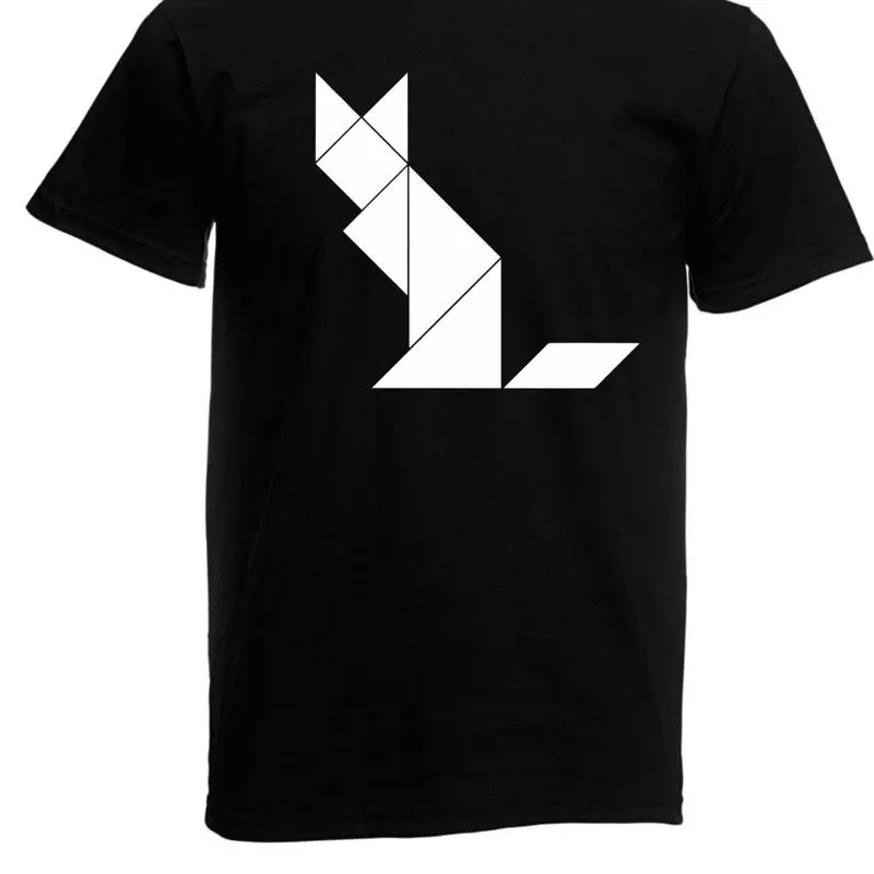 мужская футболка l tangram cat l размер до 5xl