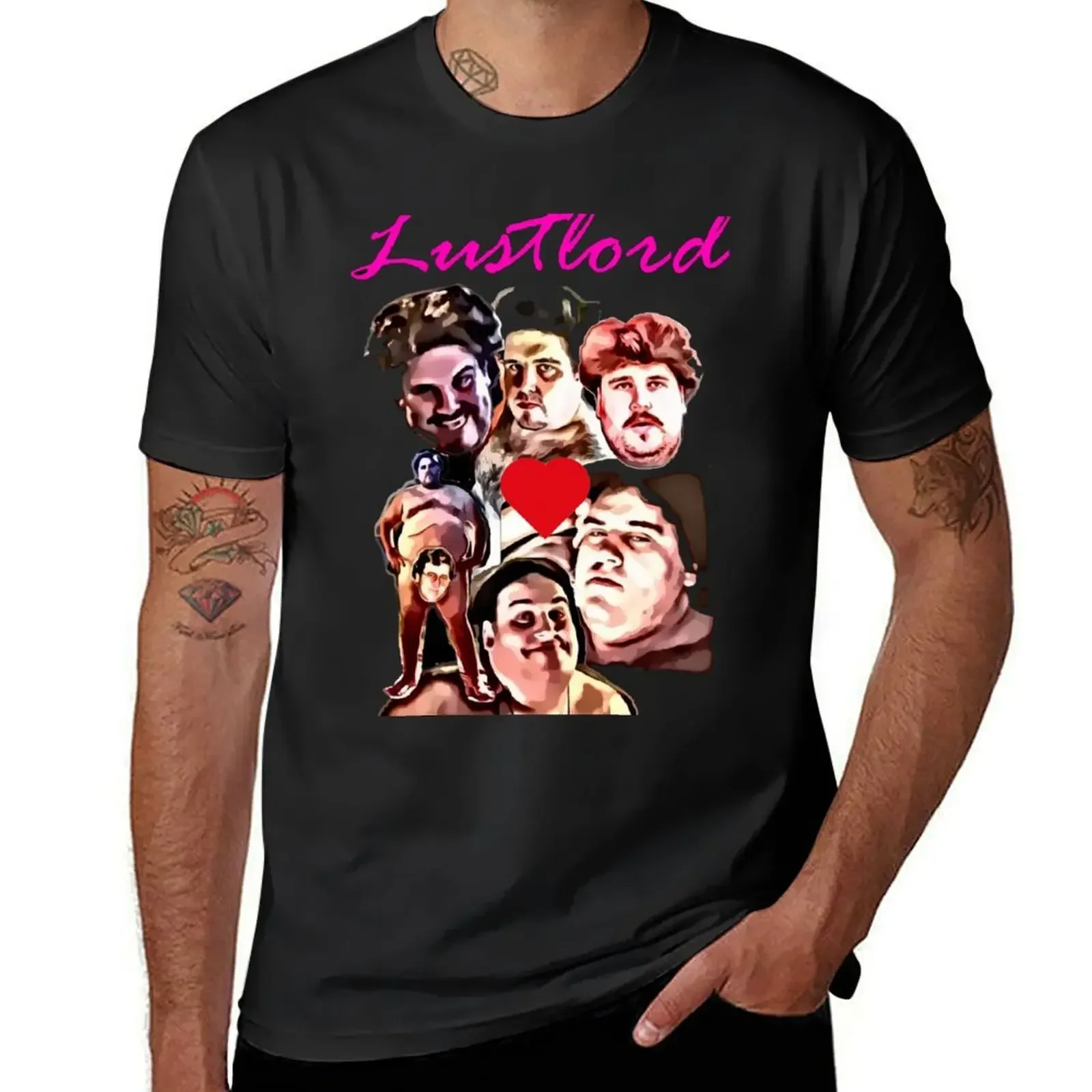 Футболка с дизайном Lustlord, дешевые рубашки с рисунком, винтажная футболка с рисунком, мужские футболки, повседневные стильные футболки