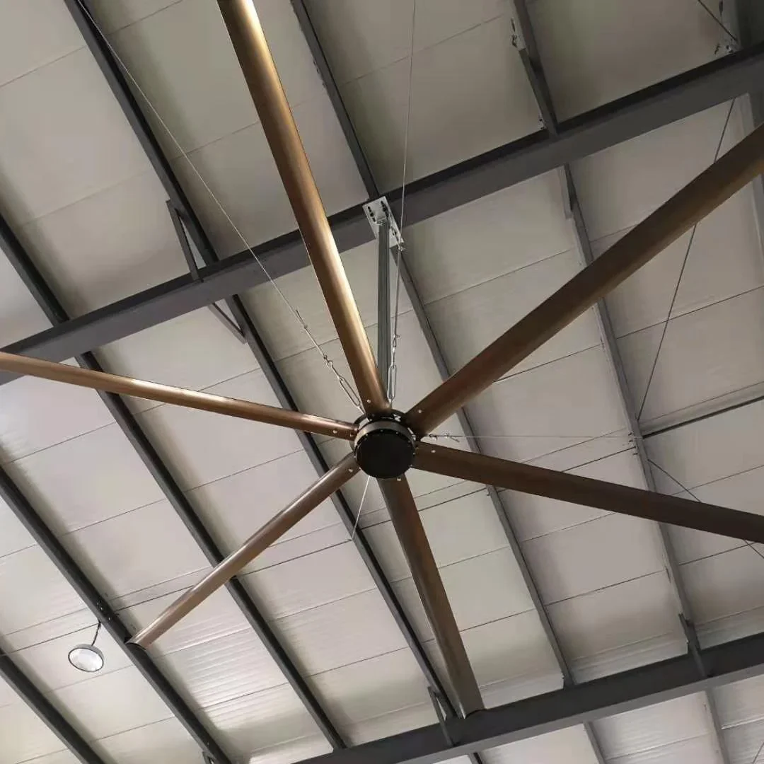 Горячая продажа, большой Pmsm Hvls, энергосберегающий промышленный потолочный вентилятор для ресторана