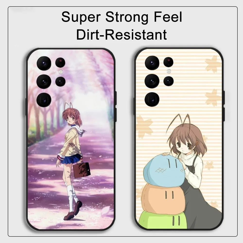 Чехол для телефона The game Clannad для Samsung S series s20 s21 s22 s23 s24 FE Plus Ultra TPU, мягкий, приятный для кожи чехол