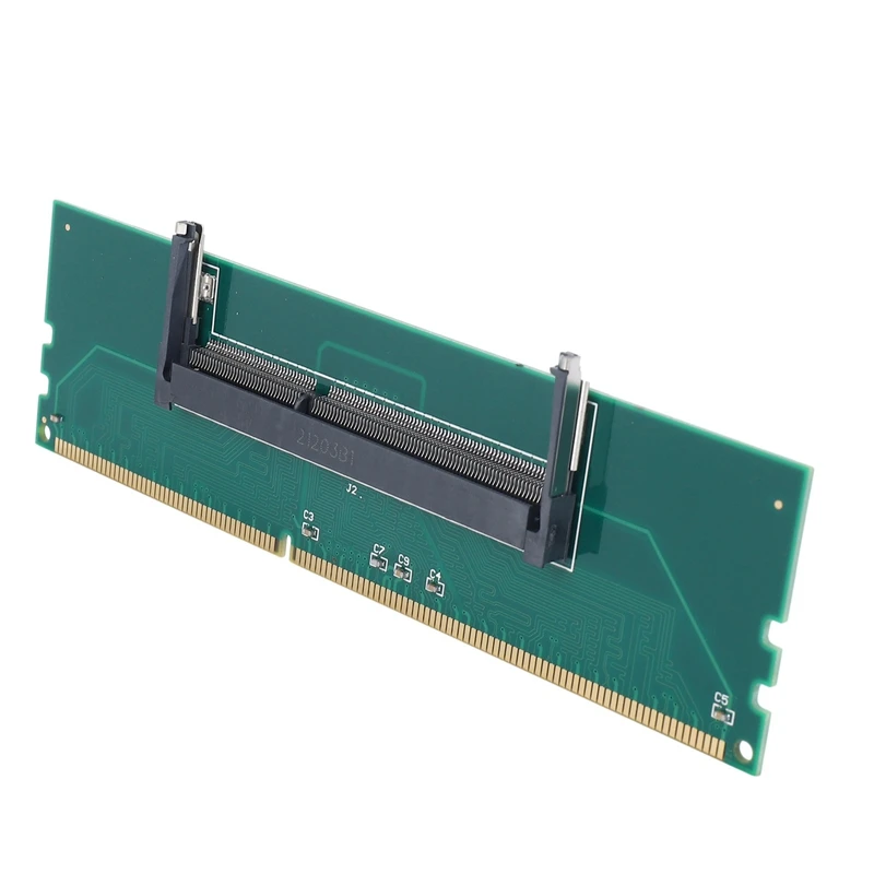 Фото 2X DDR3 Ноутбук SO-DIMM к настольному компьютеру DIMM Память RAM Разъем Адаптер DDR3 Внутренняя память ноутбука к оперативной памяти настольного компьютера №2
