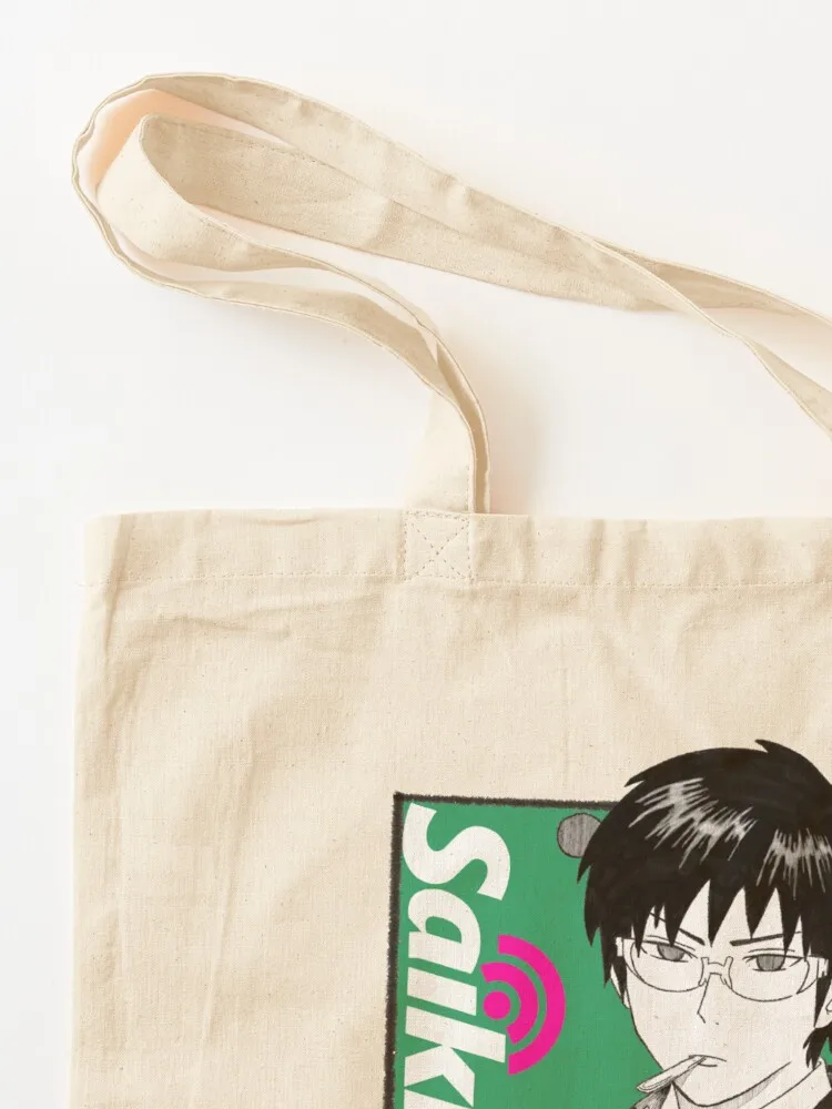 Фото Saiki Kusuo Tote Bag ручные сумки сумка-шоппер женская сумка для покупок большая сумка-тоут №3
