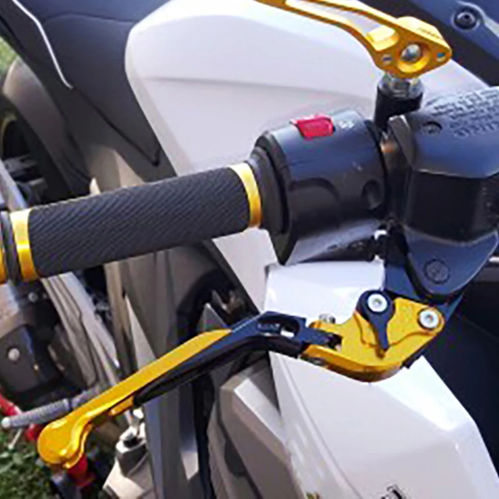 Фото Подходит для Ducati MONSTER 1200 1200S 1200R M1100 M1100S EVO 2009-2020, рычаг тормозной муфты мотоцикла, складной выдвижной сменный стержень №5
