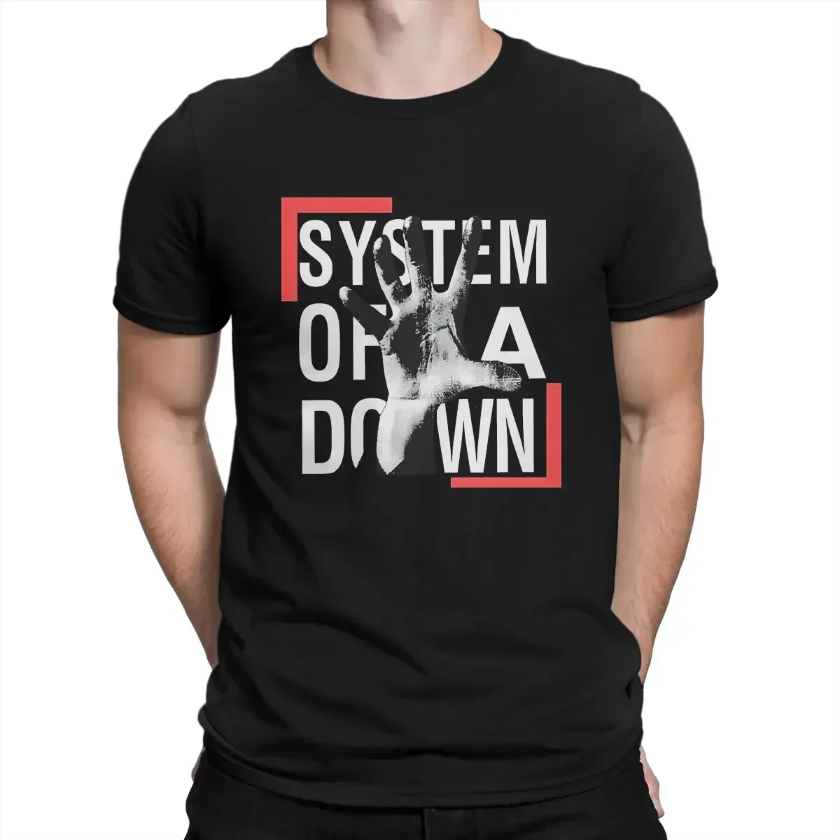 Уличная одежда Cheavyweight System of A Down Новейшая футболка Крутая рубашка из чистого хлопка с круглым вырезом в стиле хип-хоп Одежда для улицы на день рождения (art.: 3920c799b2d5d) - 3920c799b2d5d