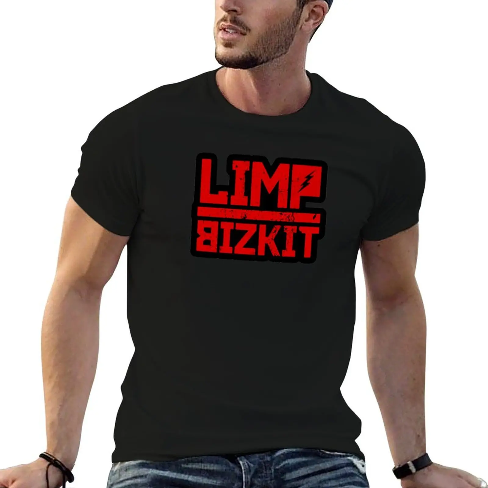 Футболка limp rapcore, забавные футболки, мужские футболки с аниме, футболка большого размера
