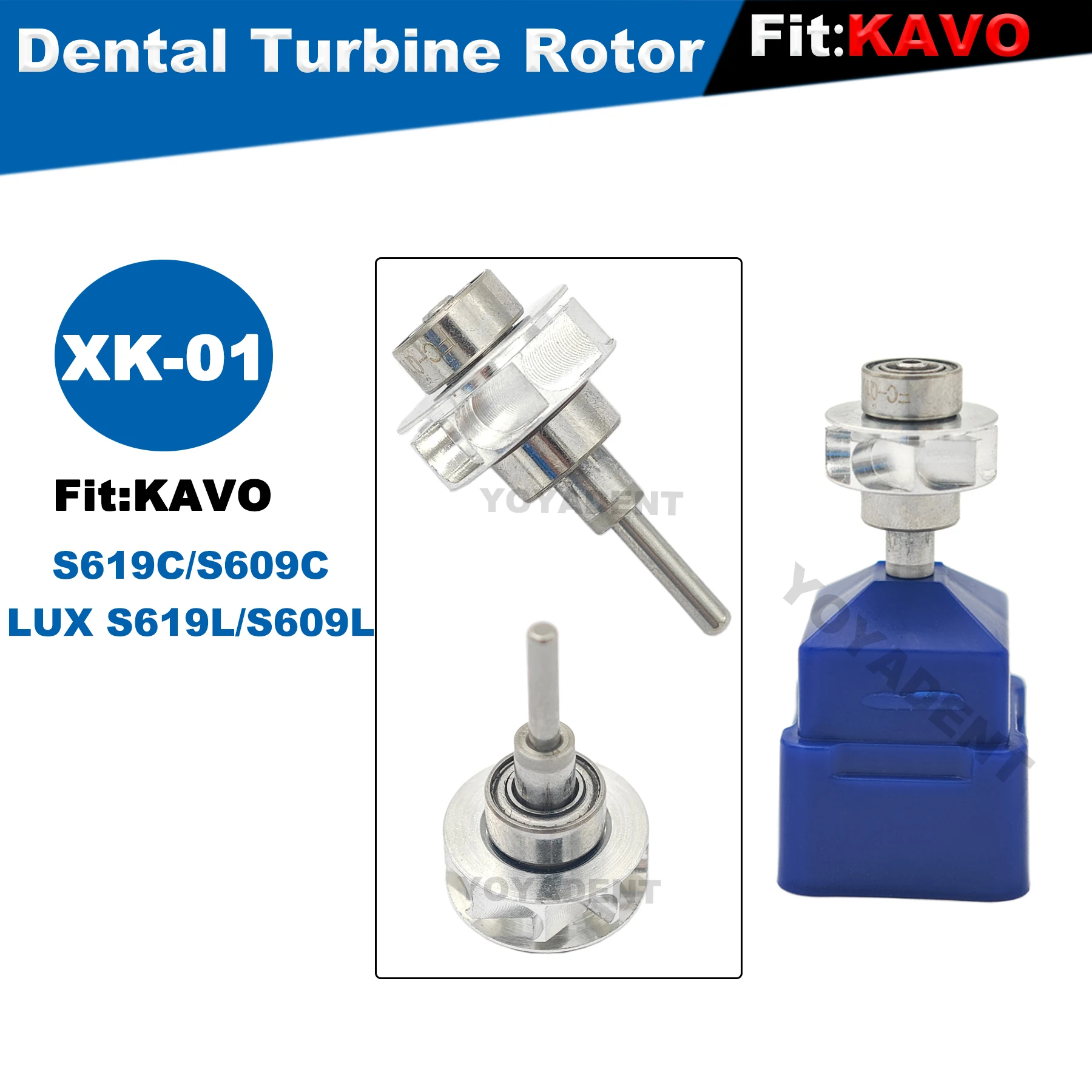 Картридж для стоматологической турбины для KAVO S619C/S609C LUX S619L/S609L, высокоскоростной наконечник, аксессуары для воздушного ротора