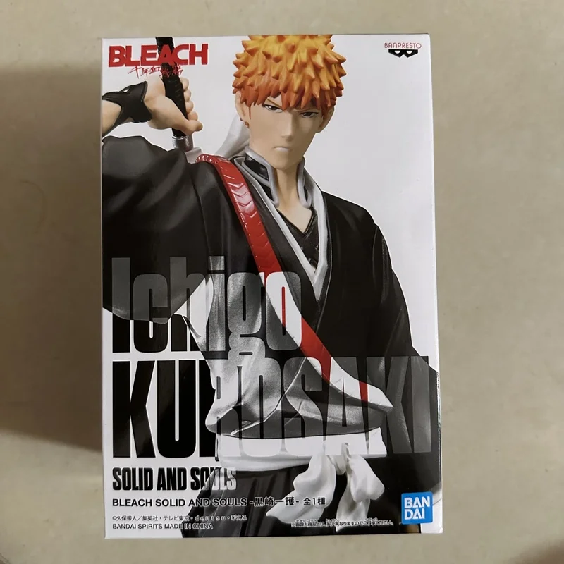 Фото ГОРЯЧИЙ оригинальный Bandai Qposket Bp Bleach Kurosaki Ichigokurosaki Ichigo ПВХ аниме фигурка модель подарок на день рождения игрушки для мальчиков №4