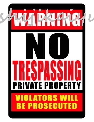1 упаковка. Знак «Без Trespassing» Прочный АЛЮМИНИЕВЫЙ БЕЗ ржавчины ЛУЧШЕЕ КАЧЕСТВО ПОЛНОЦВЕТНЫЙ ЯРКИЙ # 381