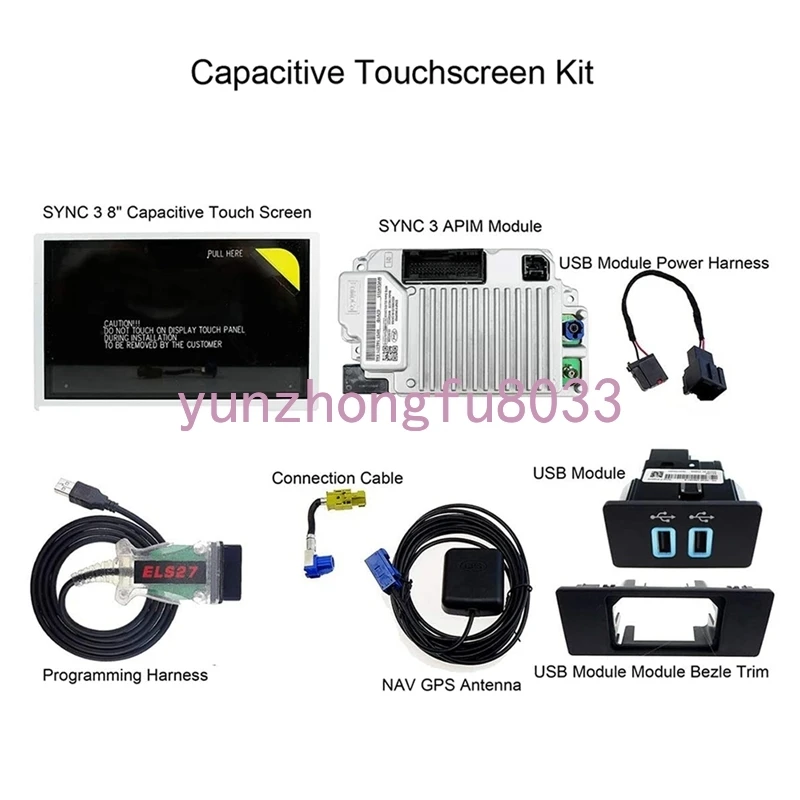 Улучшенный комплект SYNC 2 To SYNC 3 для Ford Lincoln Sync3.4 Carplay 32G APIM модуль Антенна GPS навигация Сенсорный экран