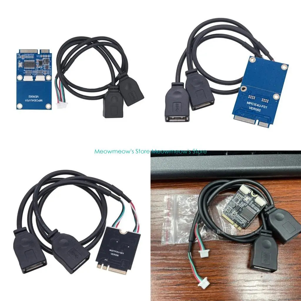W91a M.2 Wi -Fi A+E, чтобы удвоить USB2.0 Cable Mini PCIe в USB для передачи данных скорости