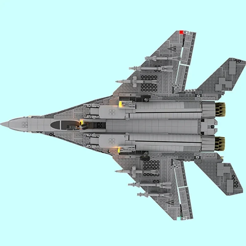 Moc строительные кирпичи модель военного оружия MIG-29 Fighter Jet Technology модульные блоки подарки игрушки для детей наборы «сделай сам» сборка (art.: 3920ccca2d828) - 3920ccca2d828
