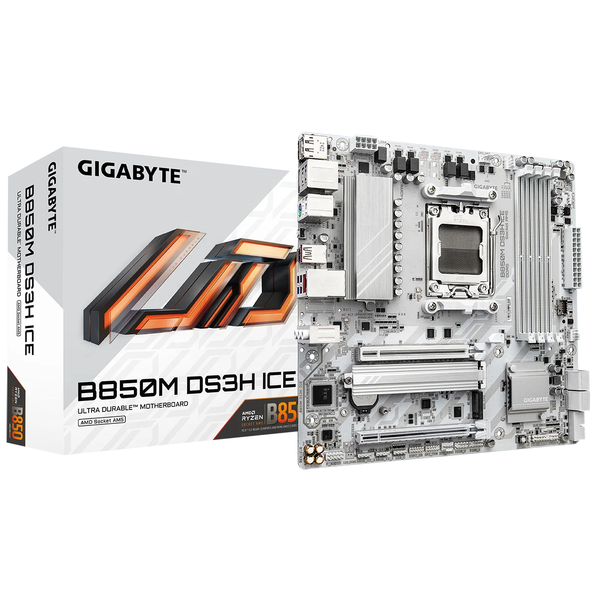 Новинка 2025, материнская плата B850M DS3H ICE Micro ATX B850, игровая материнская плата для настольных ПК AMD B850 DDR5 PCIe 5,0 AM5, материнская плата