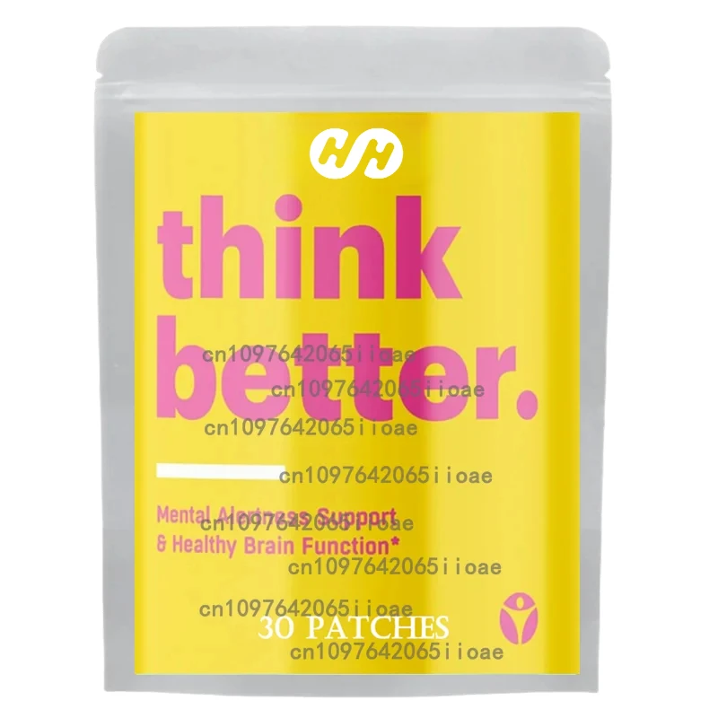 30 пластырей Think Transdermal Patches Мозговой витамин для памяти и фокуса, пластыри с носоропикой и фокусом