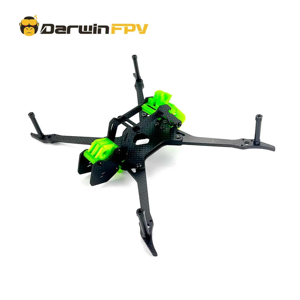 Рамка DarwinFPV 220 мм Колесная база для контроллера полета 6S 45A ESC 5-дюймовый Квадрокоптер для AIO Drone