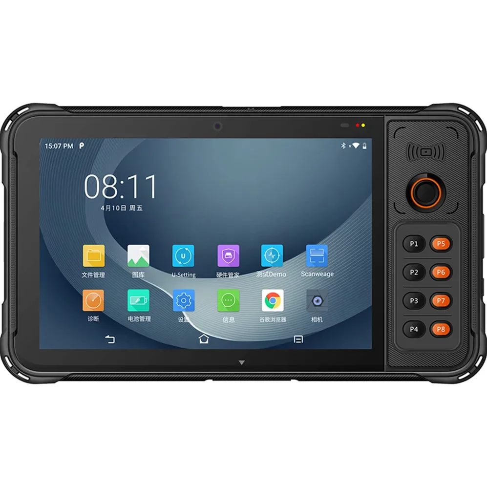 Промышленный Прочный планшетный ПК 8 '4G lte GPS & GNSS опция LF/HF/UHF RFID считыватель штрих-кодов/RTK/отпечаток пальца/IP67 gps rtk