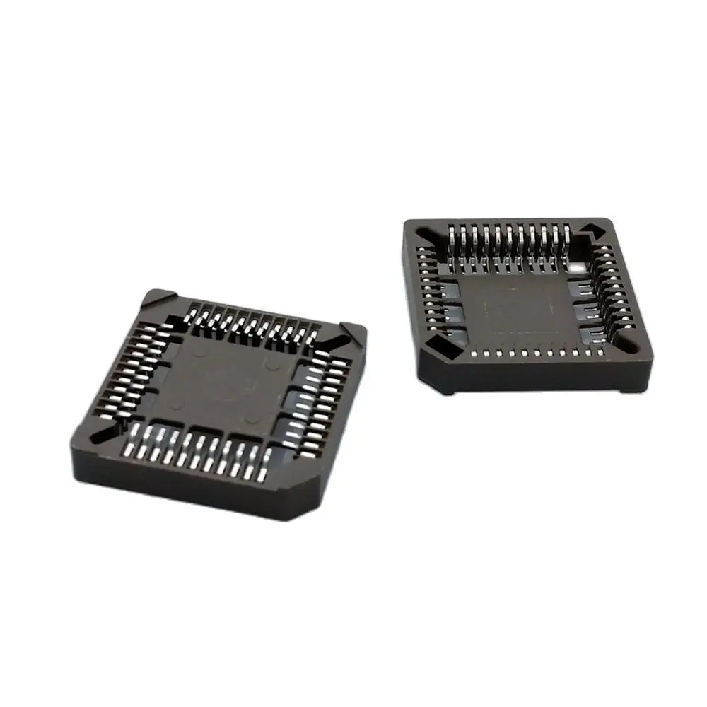 PLCC 44Pin IC гнездо для микроконтроллера, разъем SMD, 10 шт./партия