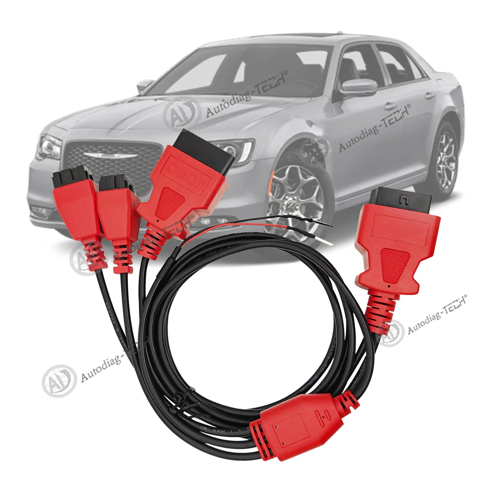 Универсальный адаптер FCA 12 + 8 для модуля Chrysler/Fiat Secure Gateway SGW работает с OBDSTAR X300DP PLUS/Autel MaxiSys/IM608/X431V