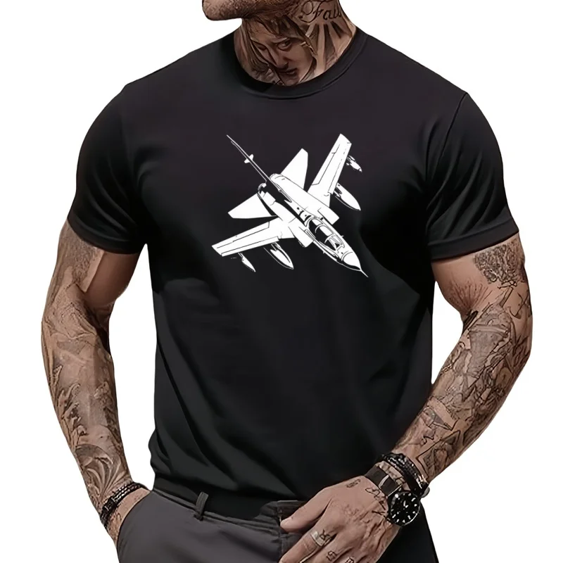 Футболка для мужчин Courtes en Coton, Haut Décontracté, Personnalisé, pour Vol en Avion, Nouvelle Collection 200.