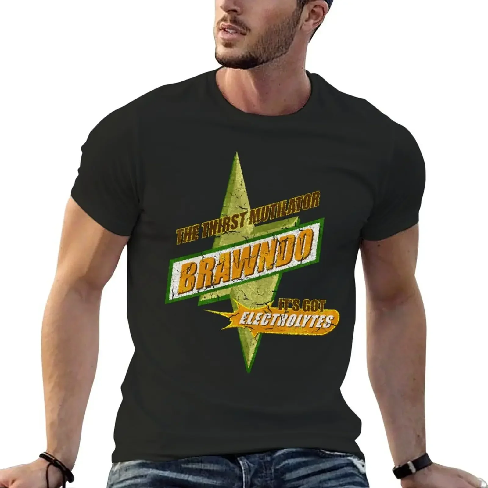 Классическая футболка BRAWNDO the Wisdom, летняя одежда, кавайная одежда, аниме, мужские футболки, лидер продаж