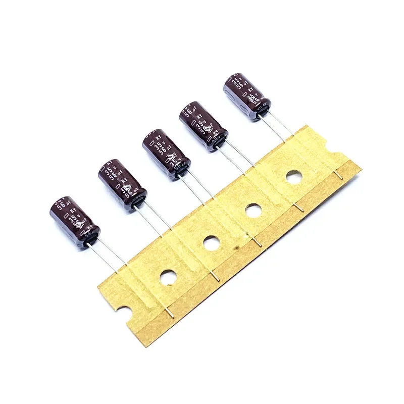 10 шт./100 шт. NIPPON CHEMI-CON KY Series 35V56uF 6,3X11 мм высокочастотные электролитические конденсаторы с низким сопротивлением и длительным сроком службы